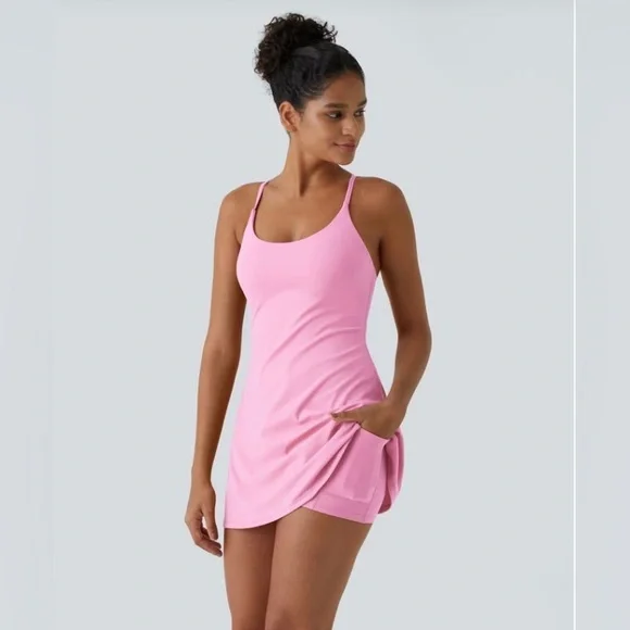 Built In Shorts and Bra Dress - Picture 1 of 5